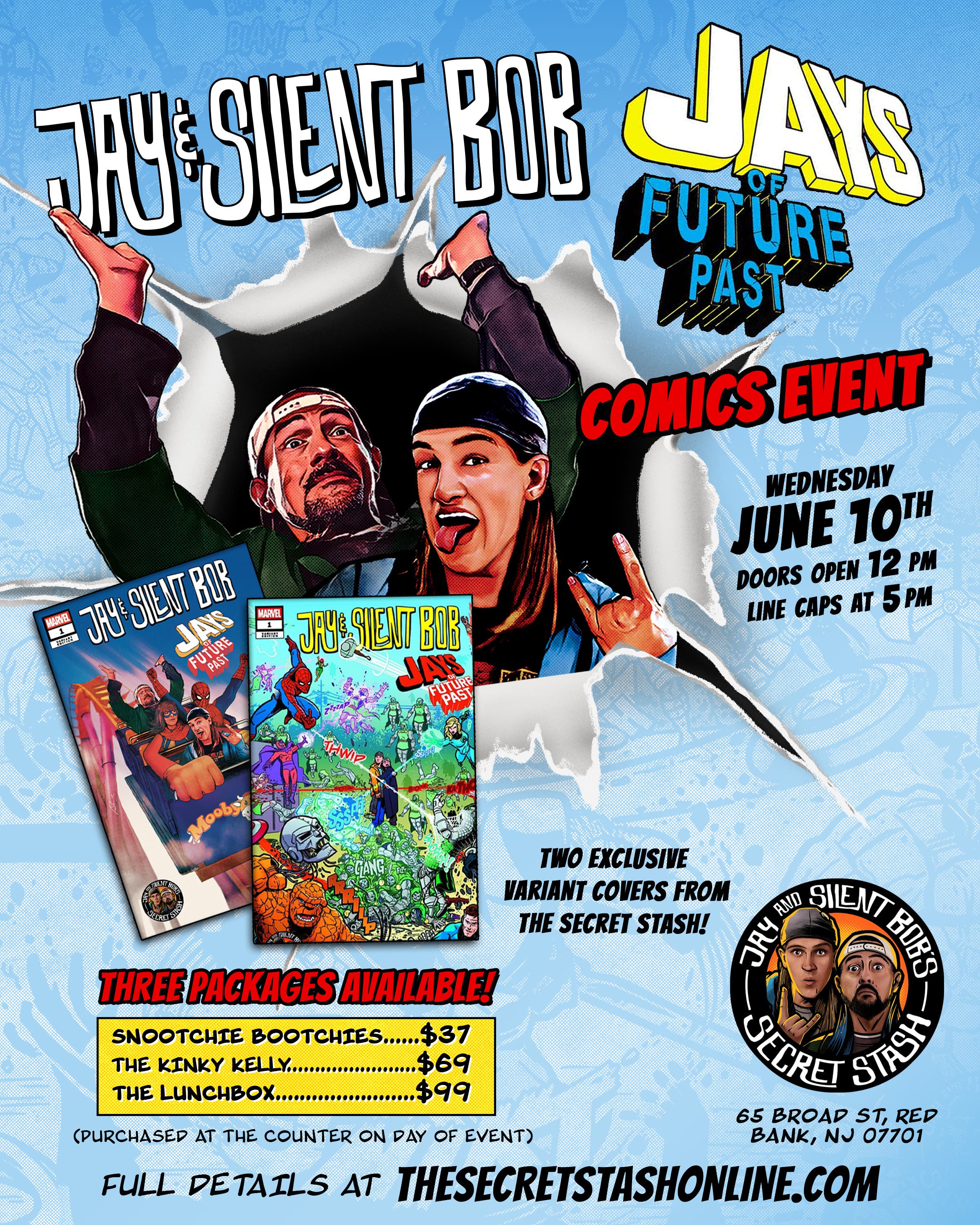Jay and Silent Bob's JAYS OF FUTURE PAST Comics Signing Event