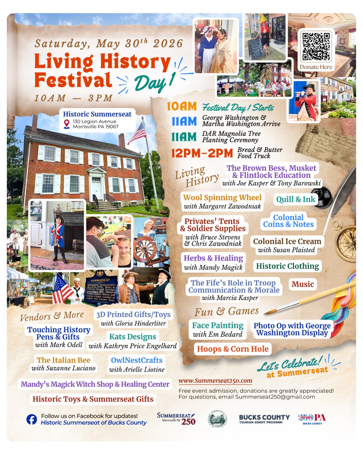 Living History Festival, Day 1