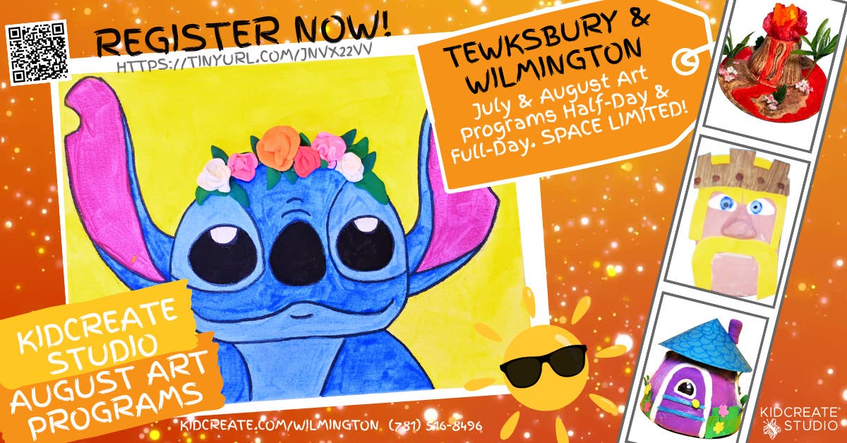 Kids Summer Art Programs - Wilmington & Tewksbury