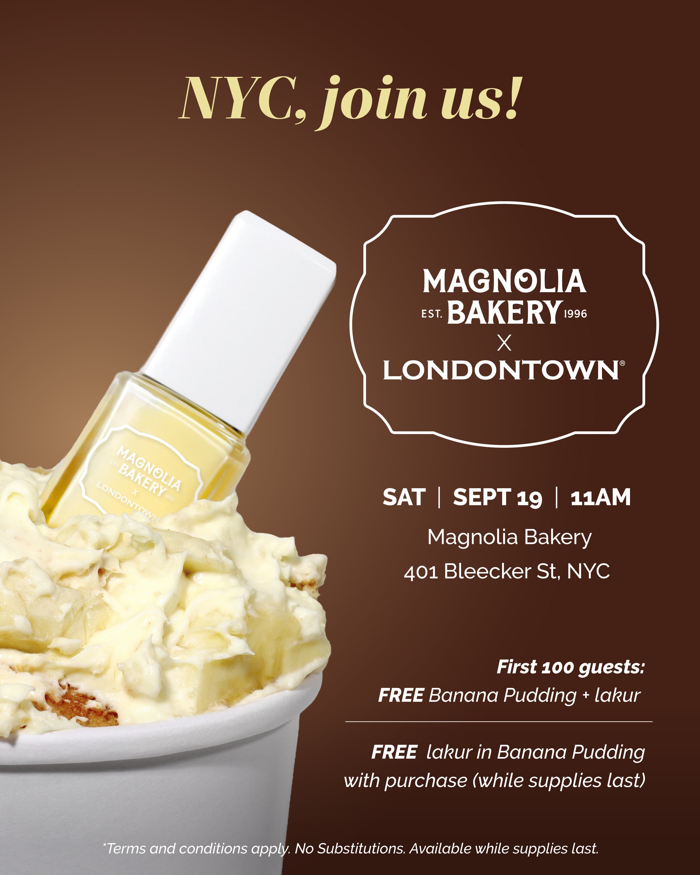 LONDONTOWN x Magnolia Bakery: The Sweetest Collab Hits NYC This September 19th