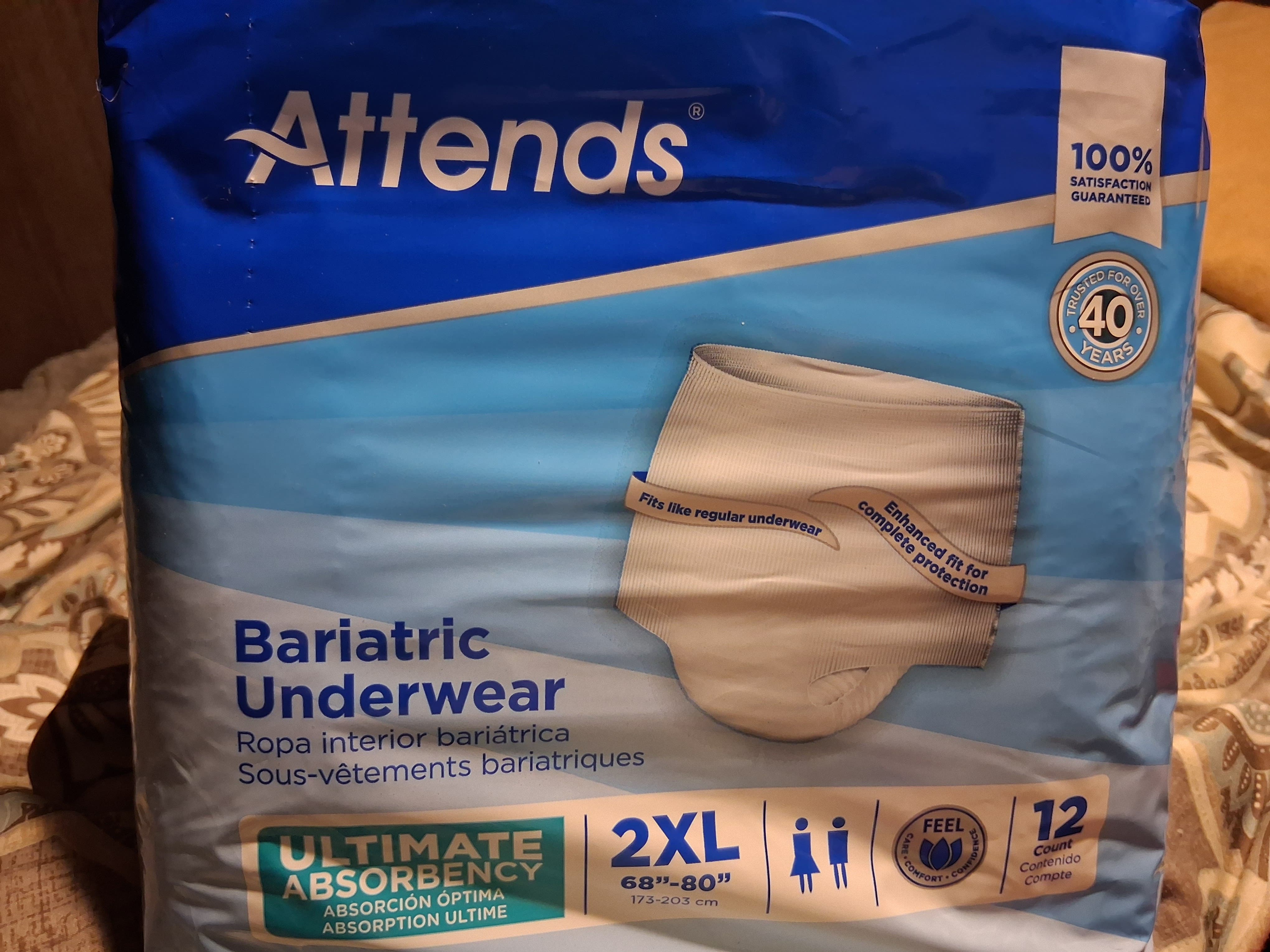2XL Geriatric Clothlike Underwear