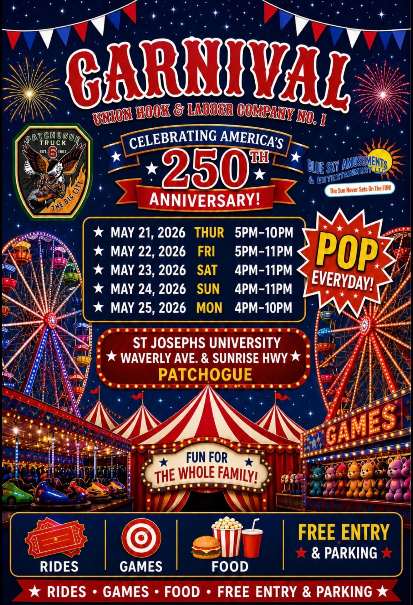 Union Hook & Ladder Company No. 1 Carnival