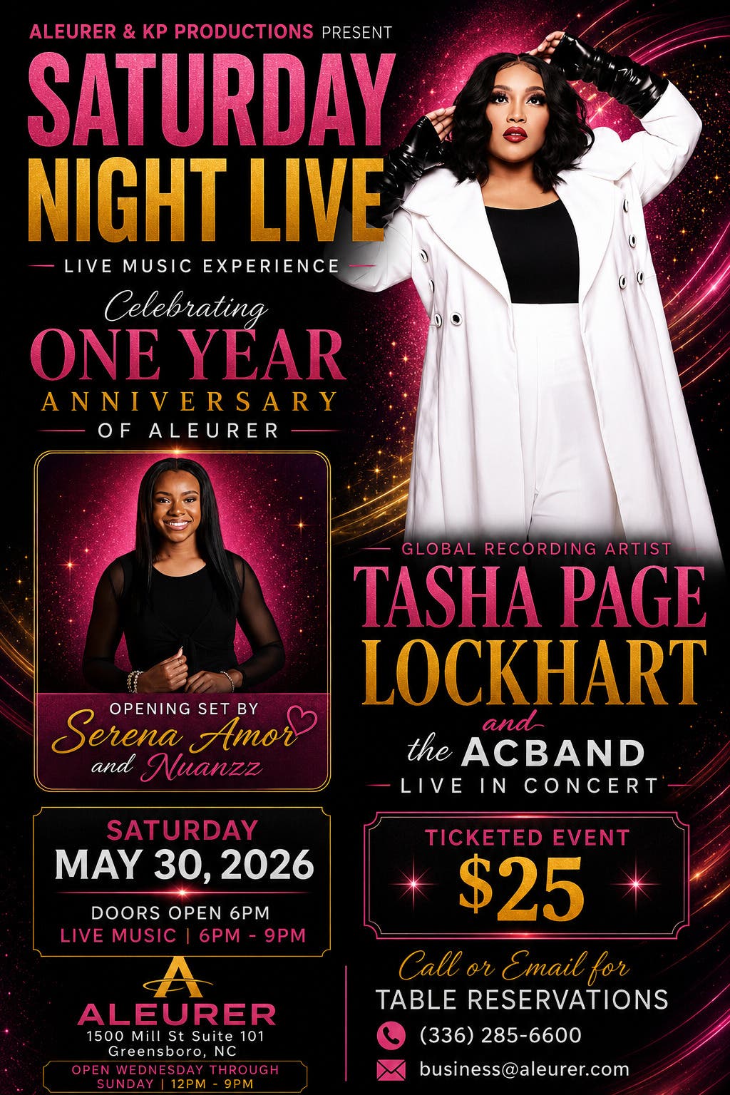 Sunday Best Winner Tasha Page-Lockhart Headlines A’Leurer’s 1-Year Anniversary Celebration in Greens