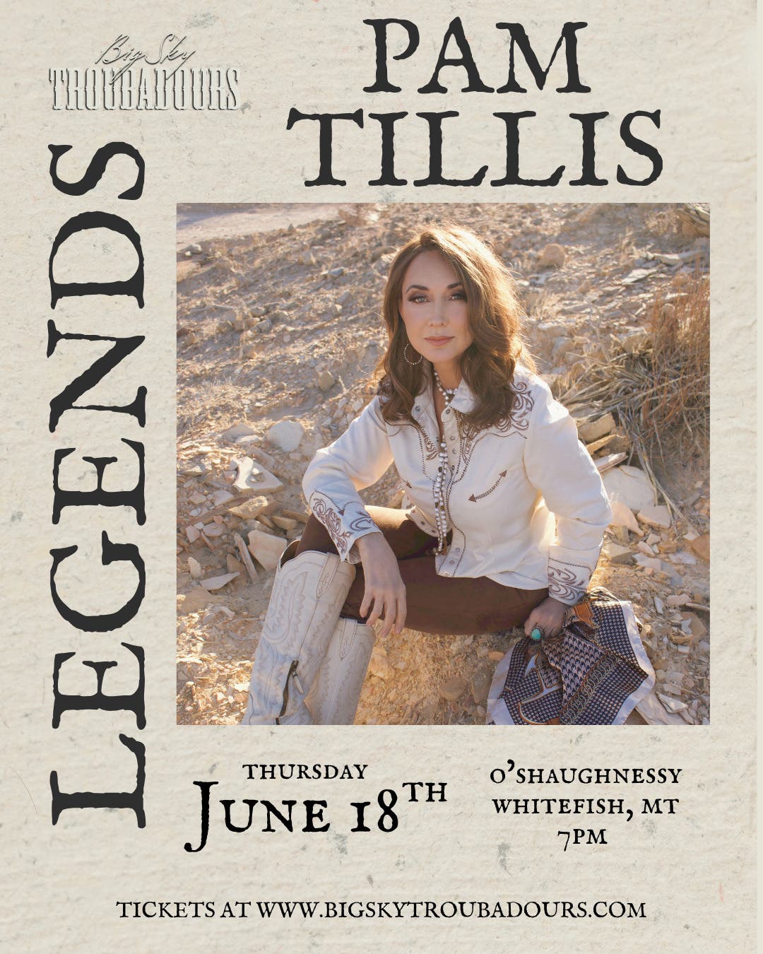 Big Sky Troubadours Legends Series: Pam Tillis