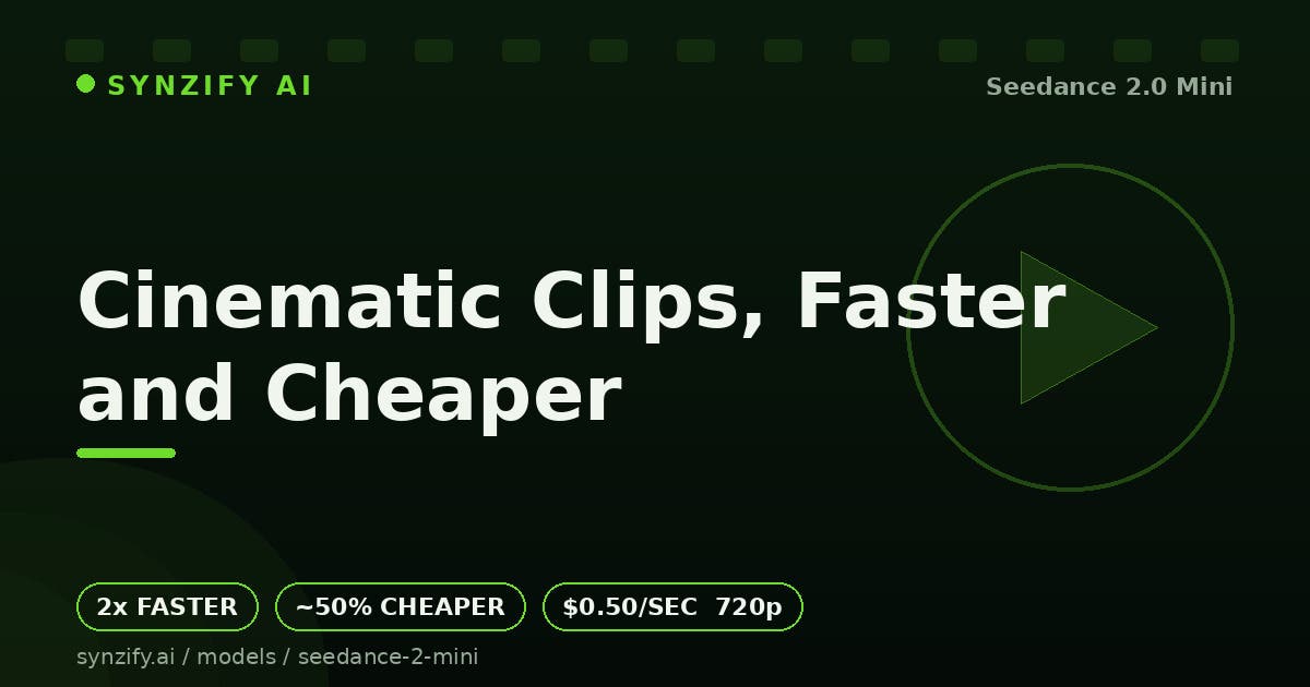 New AI Video Tool Seedance 2.0 Mini Makes Cinematic Clips Faster and Cheaper for Local Businesses