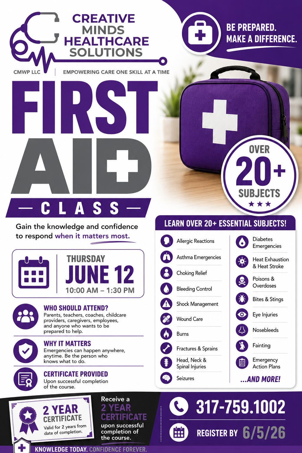 First Aid Class  — Same-Day Certification
