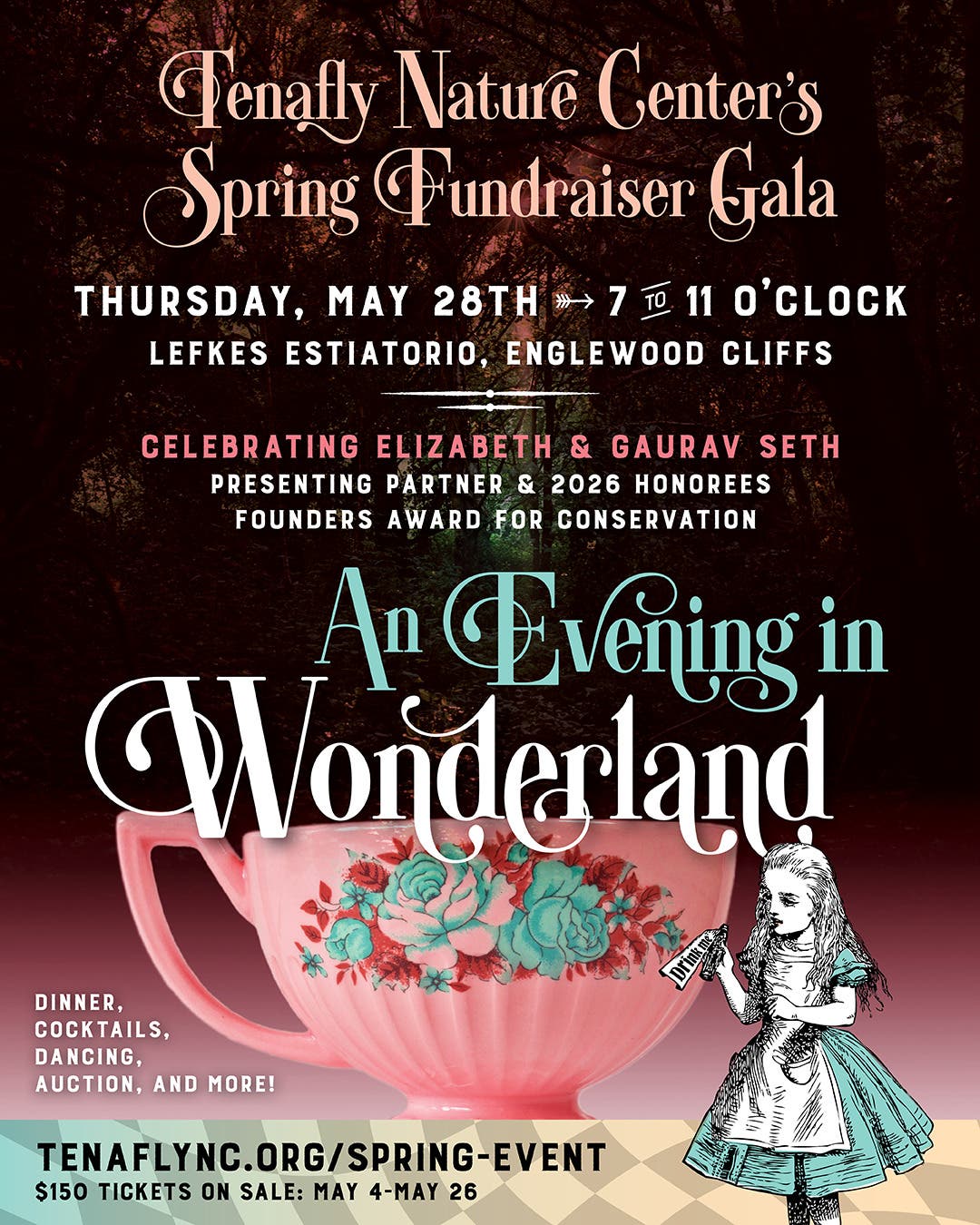 An Evening In Wonderland: Tenafly Nature Center's Spring Fundraiser Gala
