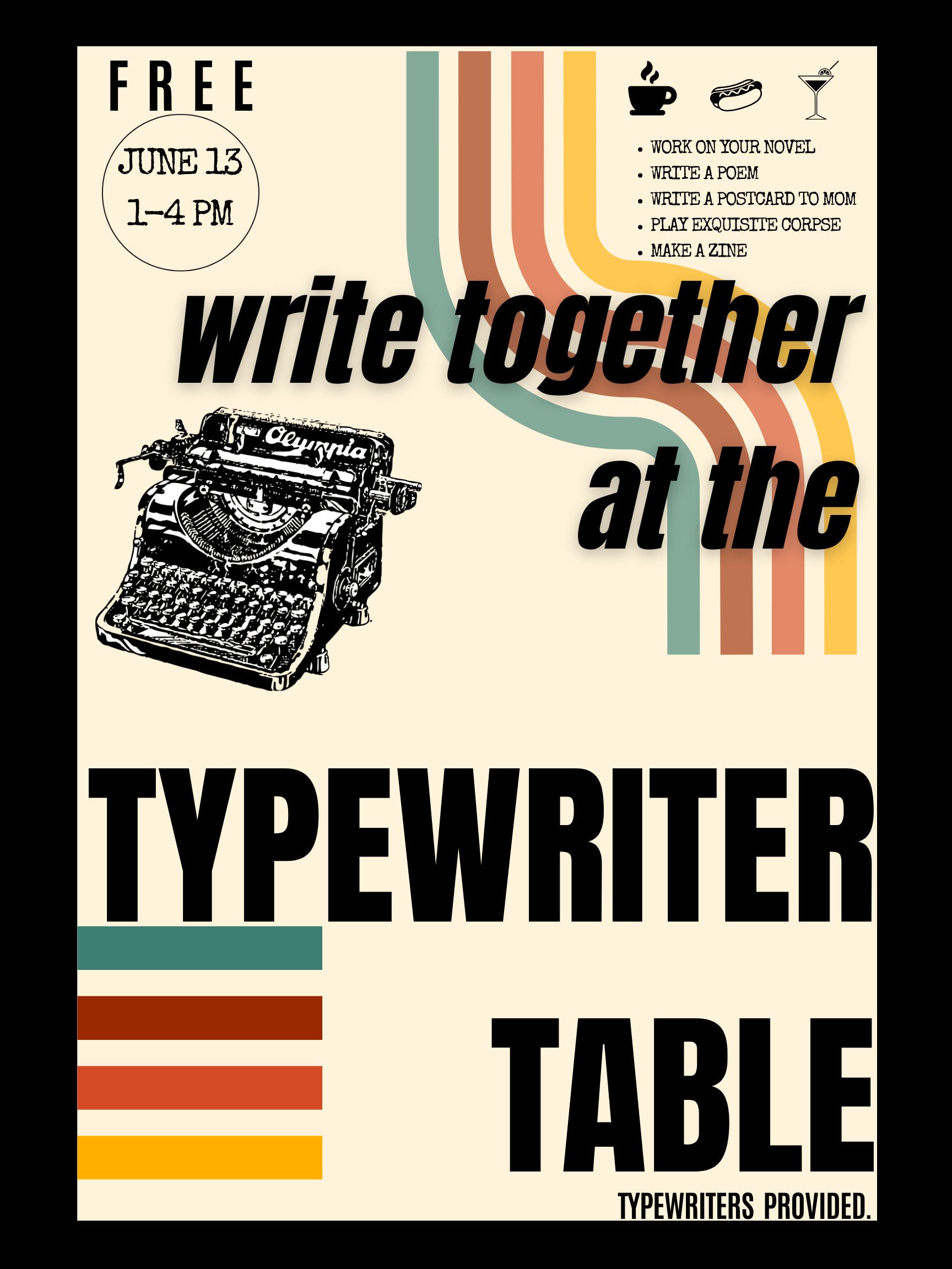 Write Together at the Typewriter Table