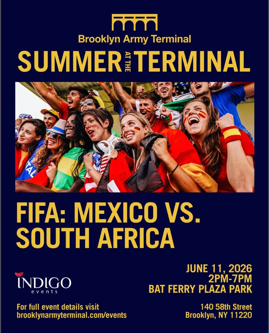 FIFA World Cup 2026™ Watch Party: Mexico vs. South Africa at Brooklyn Army Terminal