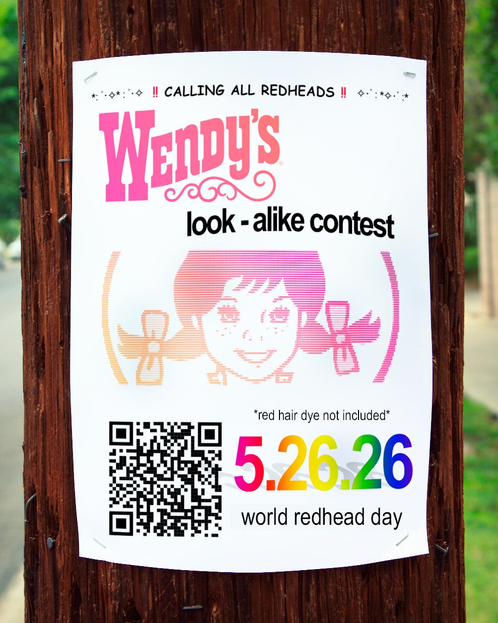 Wendy's Look-alike Contest in Celebration of World Redhead Day
