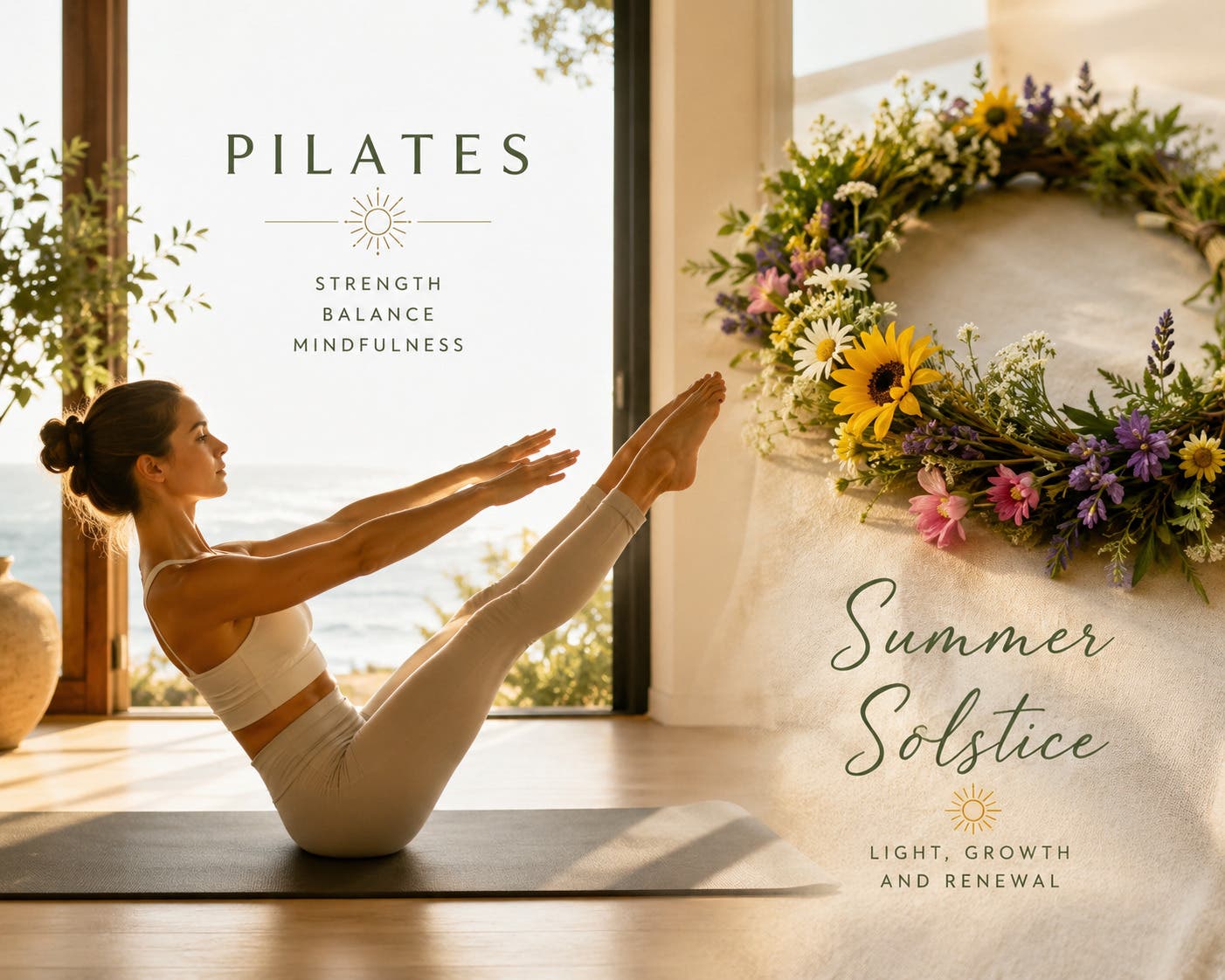 Summer Solstice Petals & Pilates