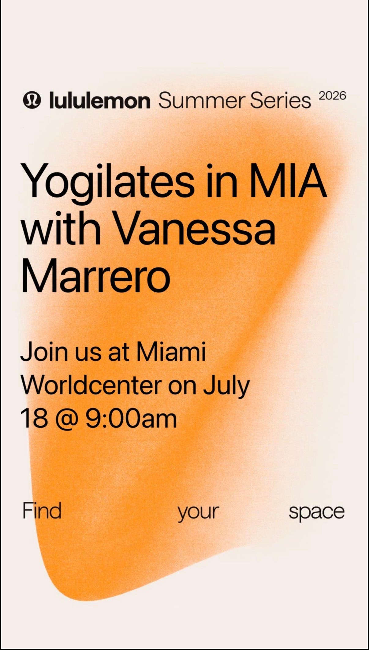 Yogilates in MIA with Vanessa Marrero 