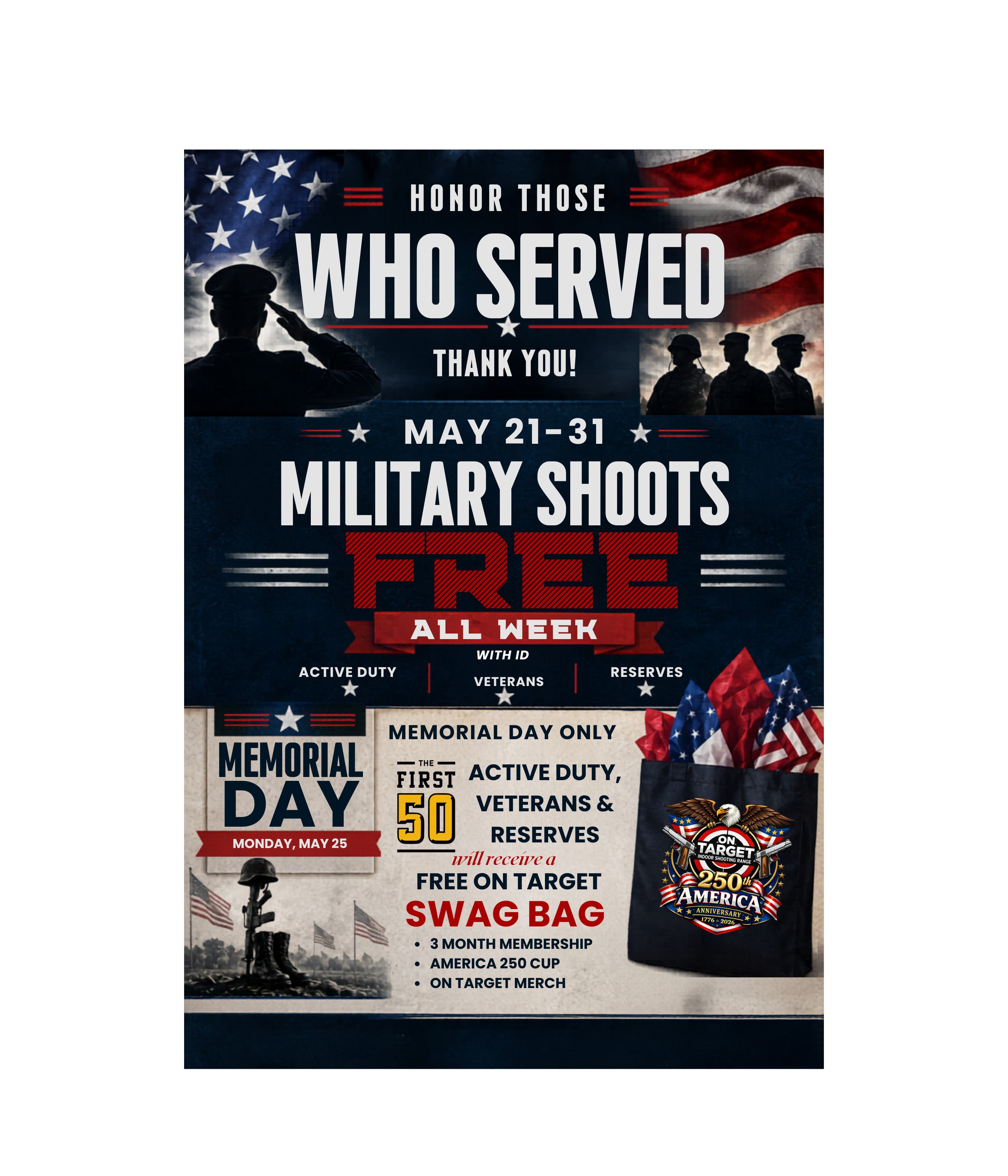 Military Shoots Free
