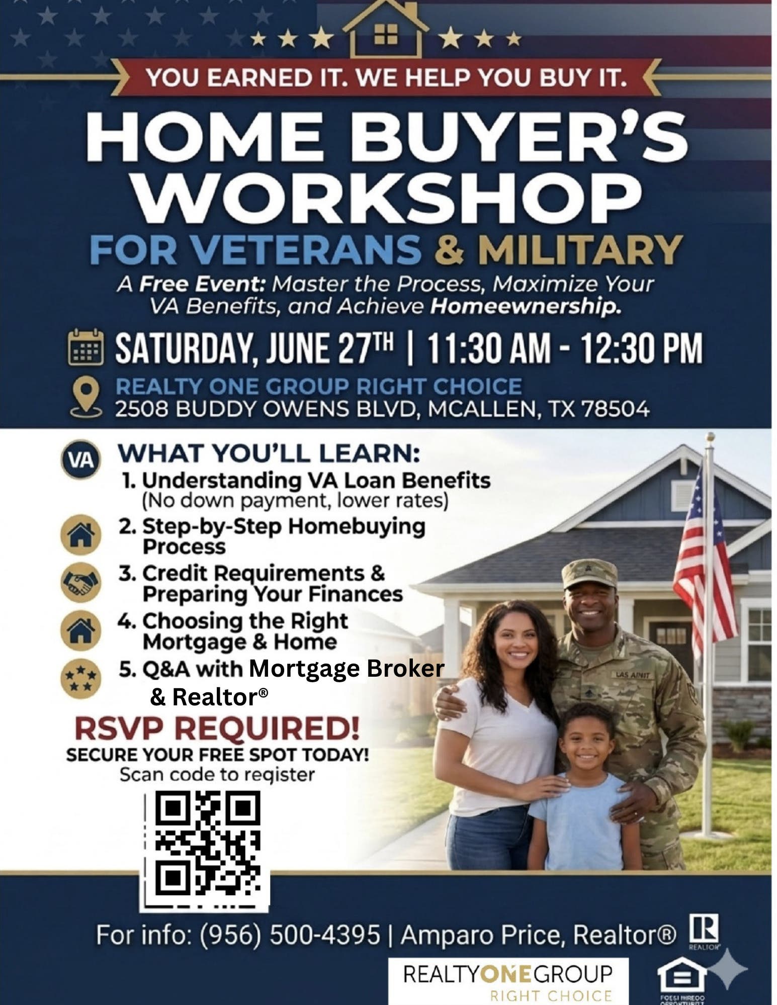 Home Buyer's Workshop For Veterans & Military