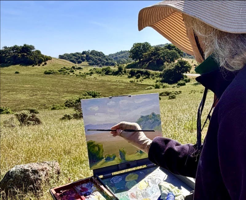 Brush with Nature - Plein Air Event at China Camp State Park
