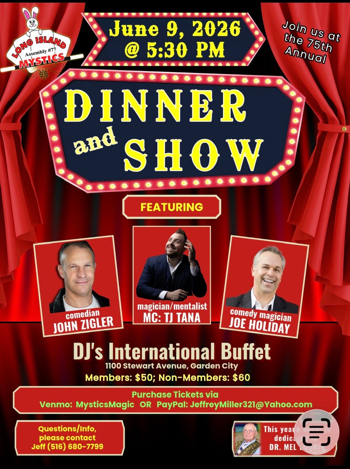 75th Annual Dinner and Show