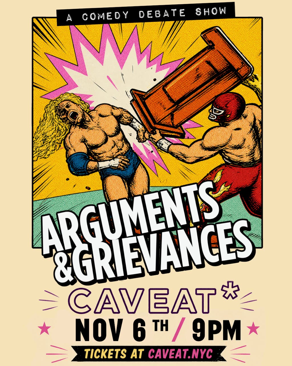 Arguments & Grievances Comedy Debates at The New York Comedy Festival!