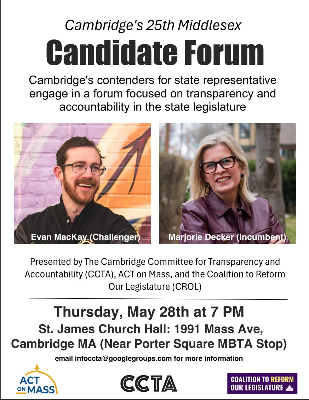 Decker & MacKay Forum on Transparency and Accountability