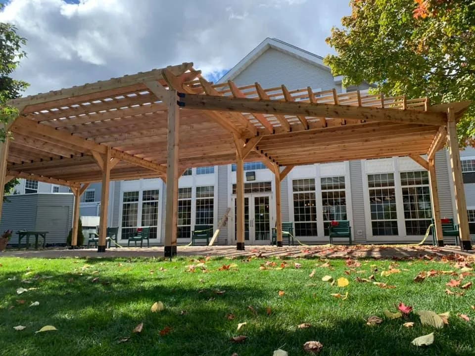 A Neighborly Note on Shaded and Screened Outdoor Spaces for Andover Summers