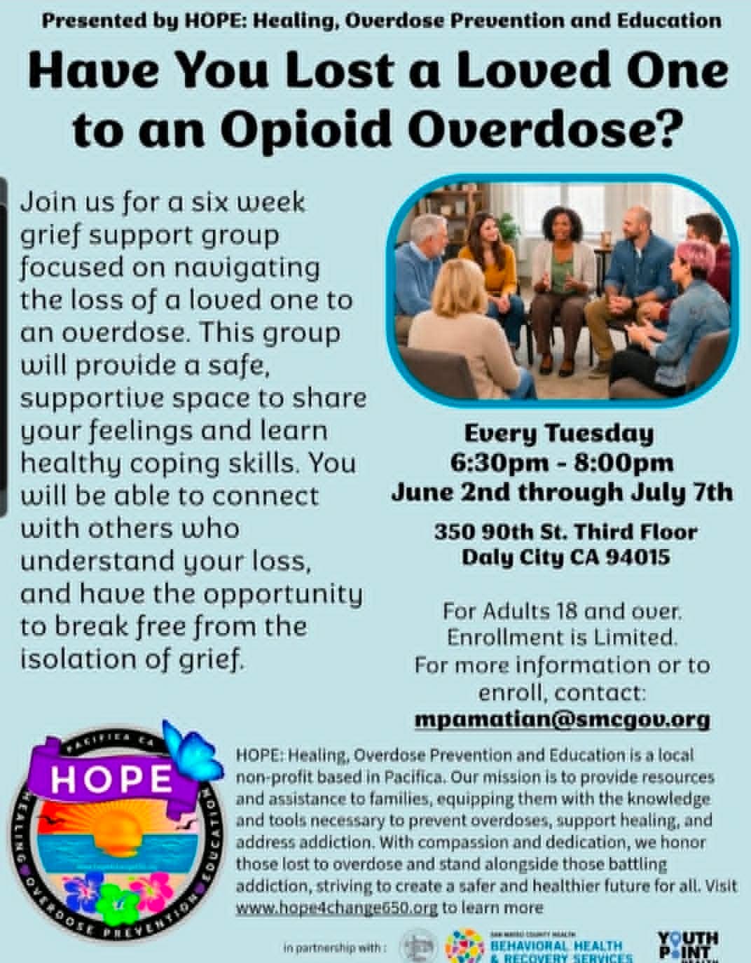 Grief Group for Opioid Overdose Loss