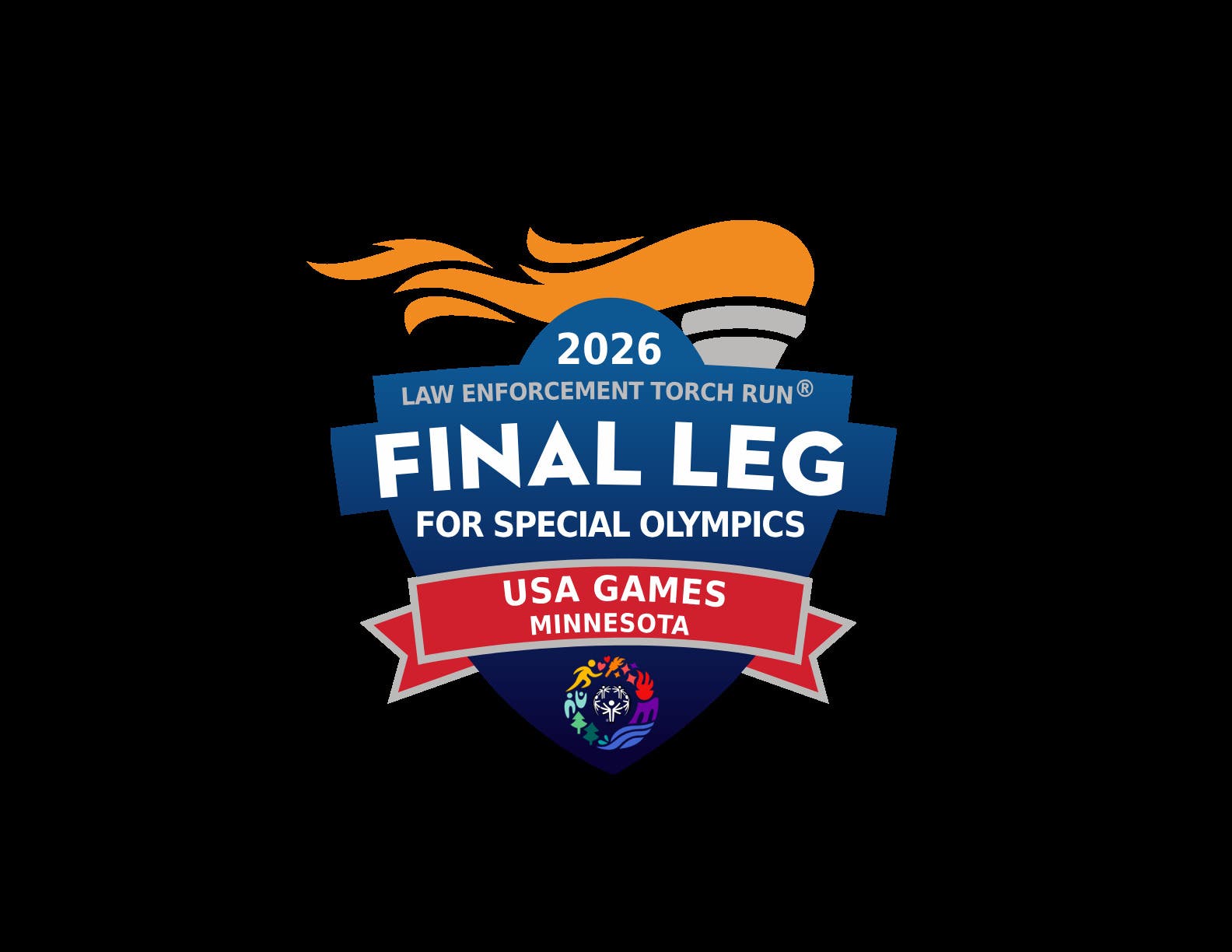 The Law Enforcement Torch Run® Final Leg for 2026 Special Olympics USA Games