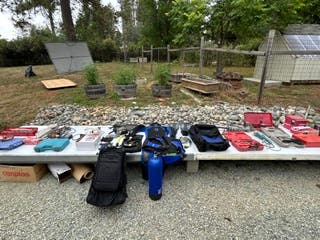Huge Yard Sale – Tools, Scuba Gear, Clothing & More!