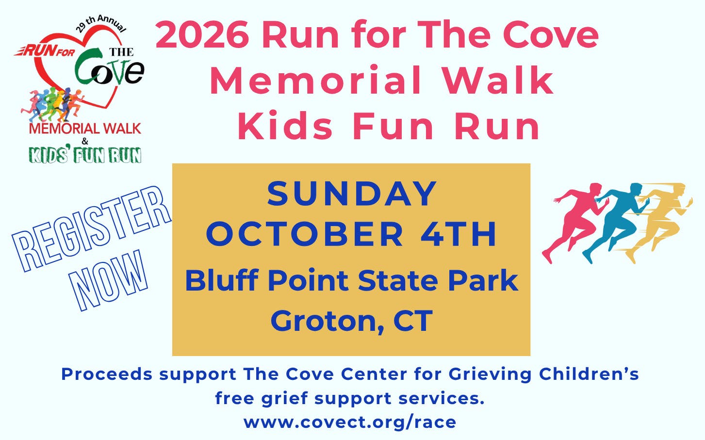 Run for The Cove Memorial Walk Kids Fun Run