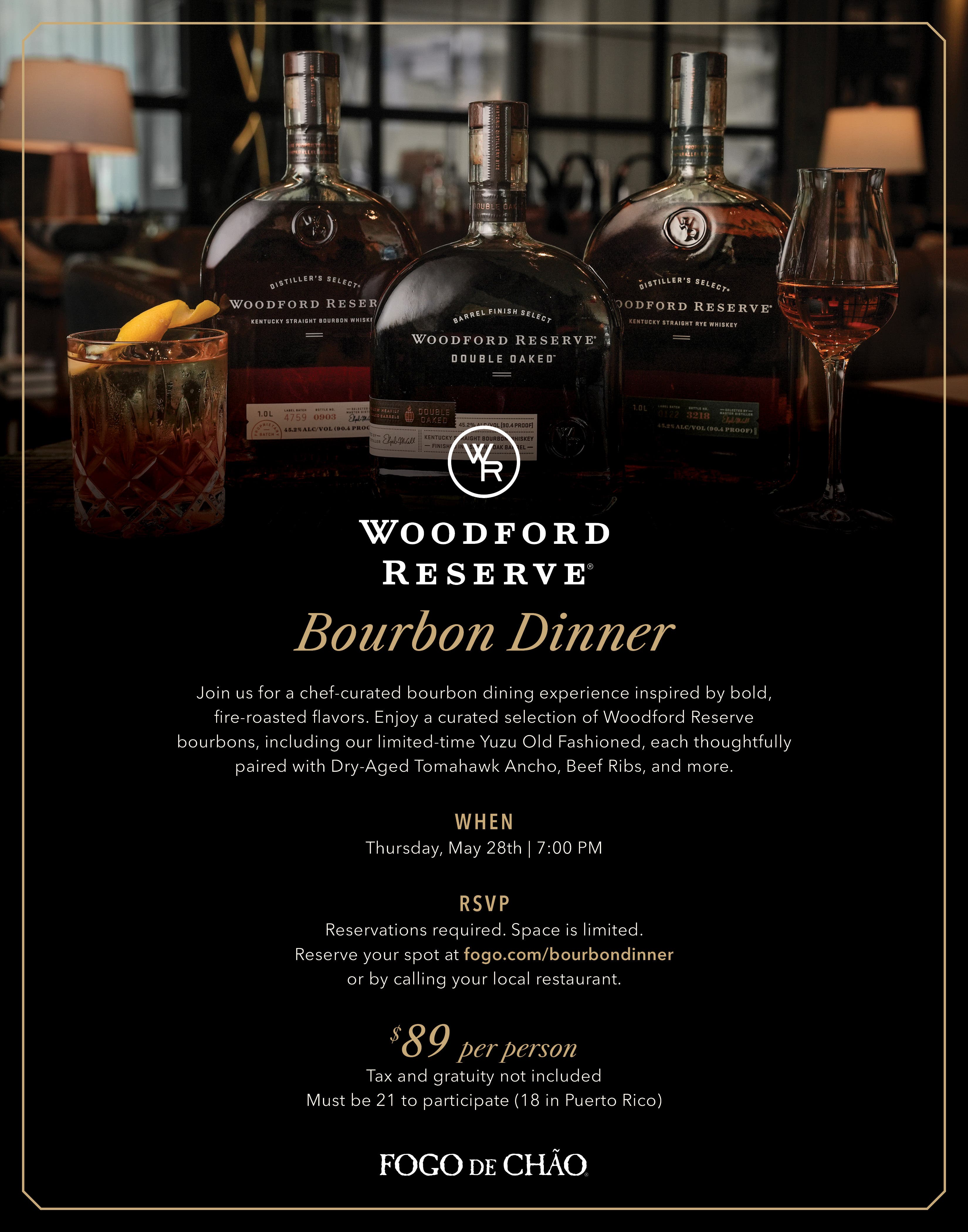 Woodford Reserve Bourbon Dinner