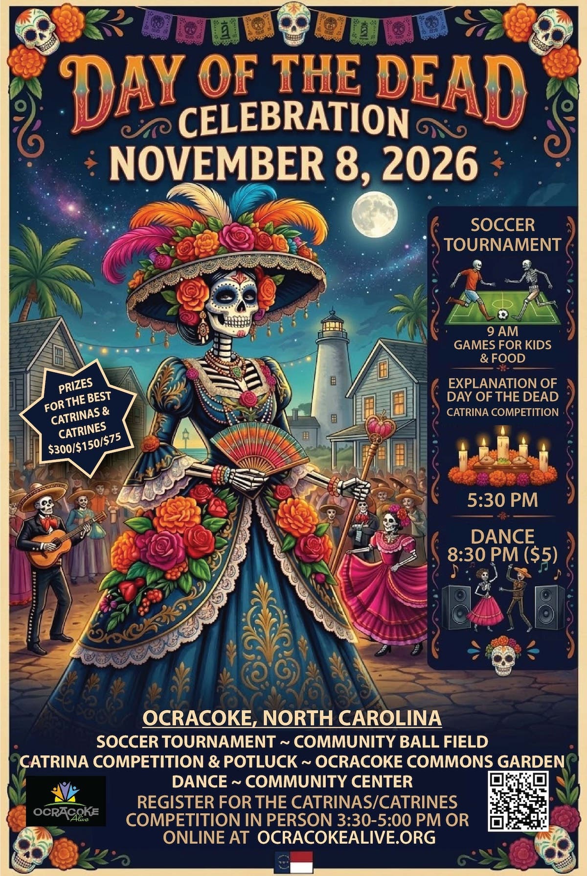 Celebrate Día de los Muertos on Ocracoke Island, NC!