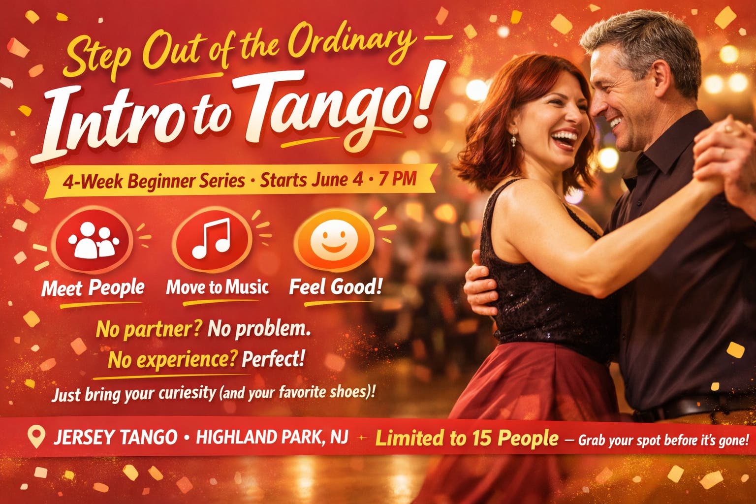Into to Argentine Tango - 4wk Beginner Series