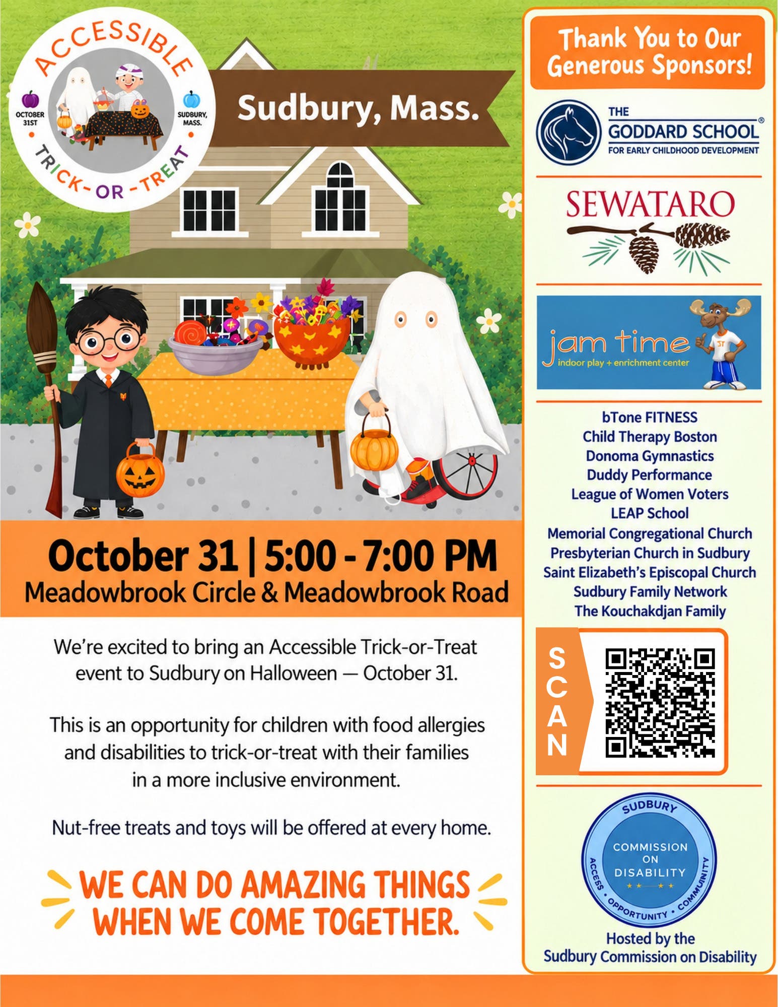 Sudbury's Accessible Trick-or-Treat