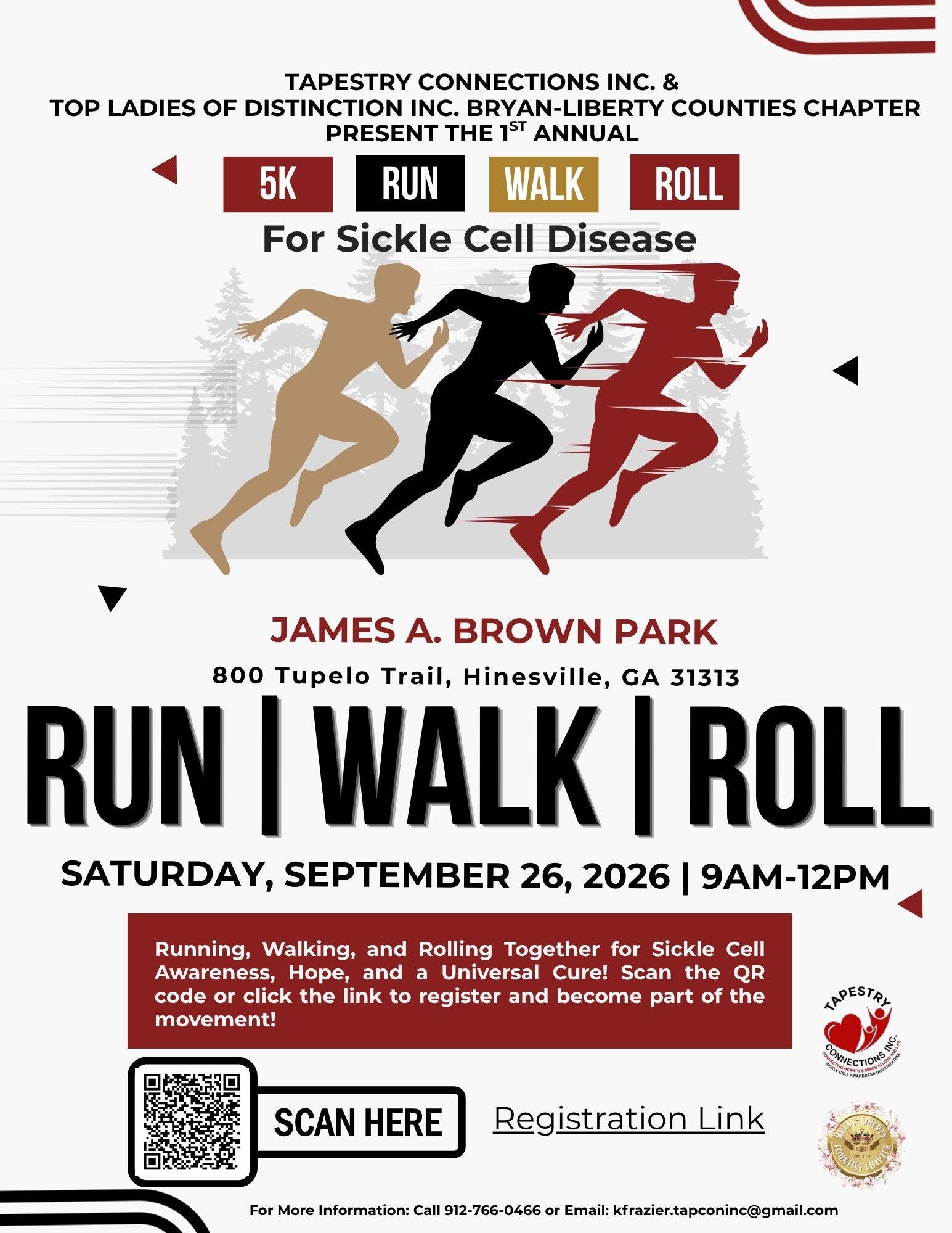 1st Annual 5K: Run| Walk | Roll for Sickle Cell Disease