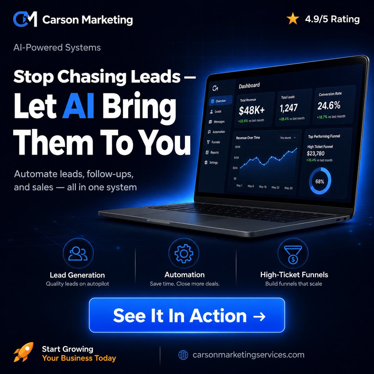 Stop Chasing Leads — Let AI Bring Them To You