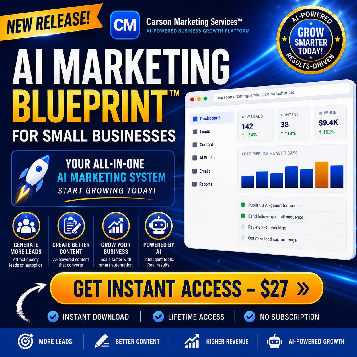 🚀 NEW RELEASE: AI Marketing Blueprint™ for Small Businesses