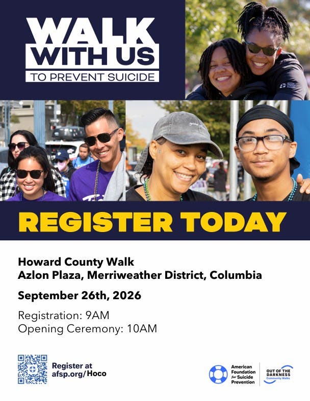 AFSP Howard County Out of the Darkness Walk