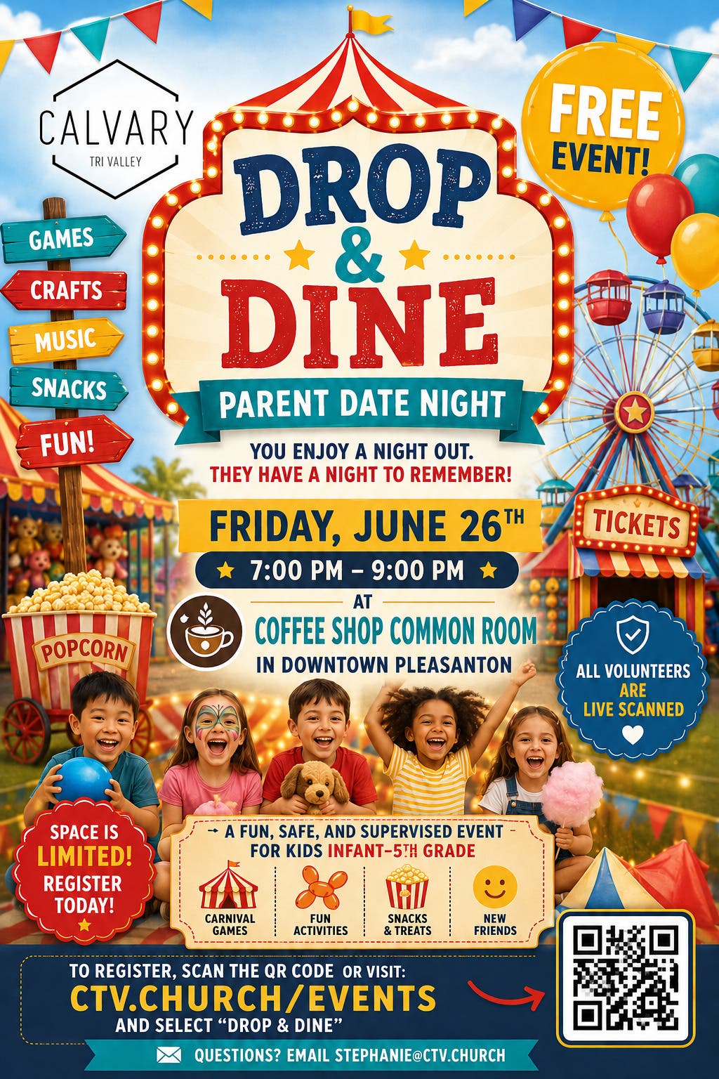Drop & Dine - Parents Night Out