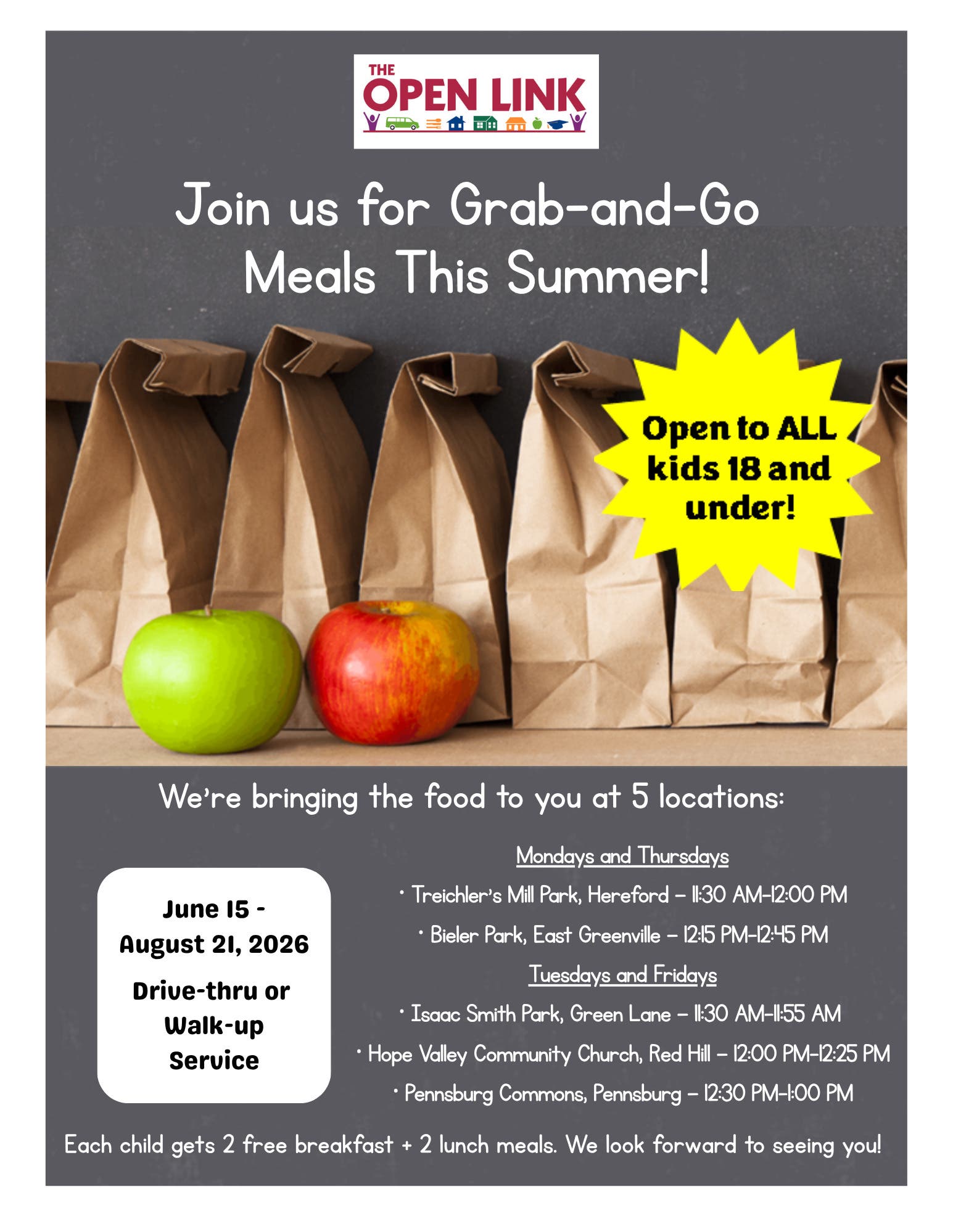 FREE Summer Kids Meal Program (SKMP) 2026