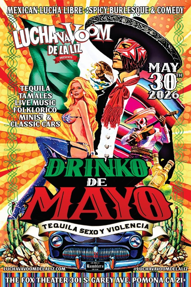 Lucha VaVoom de La Liz's Drinko de Mayo