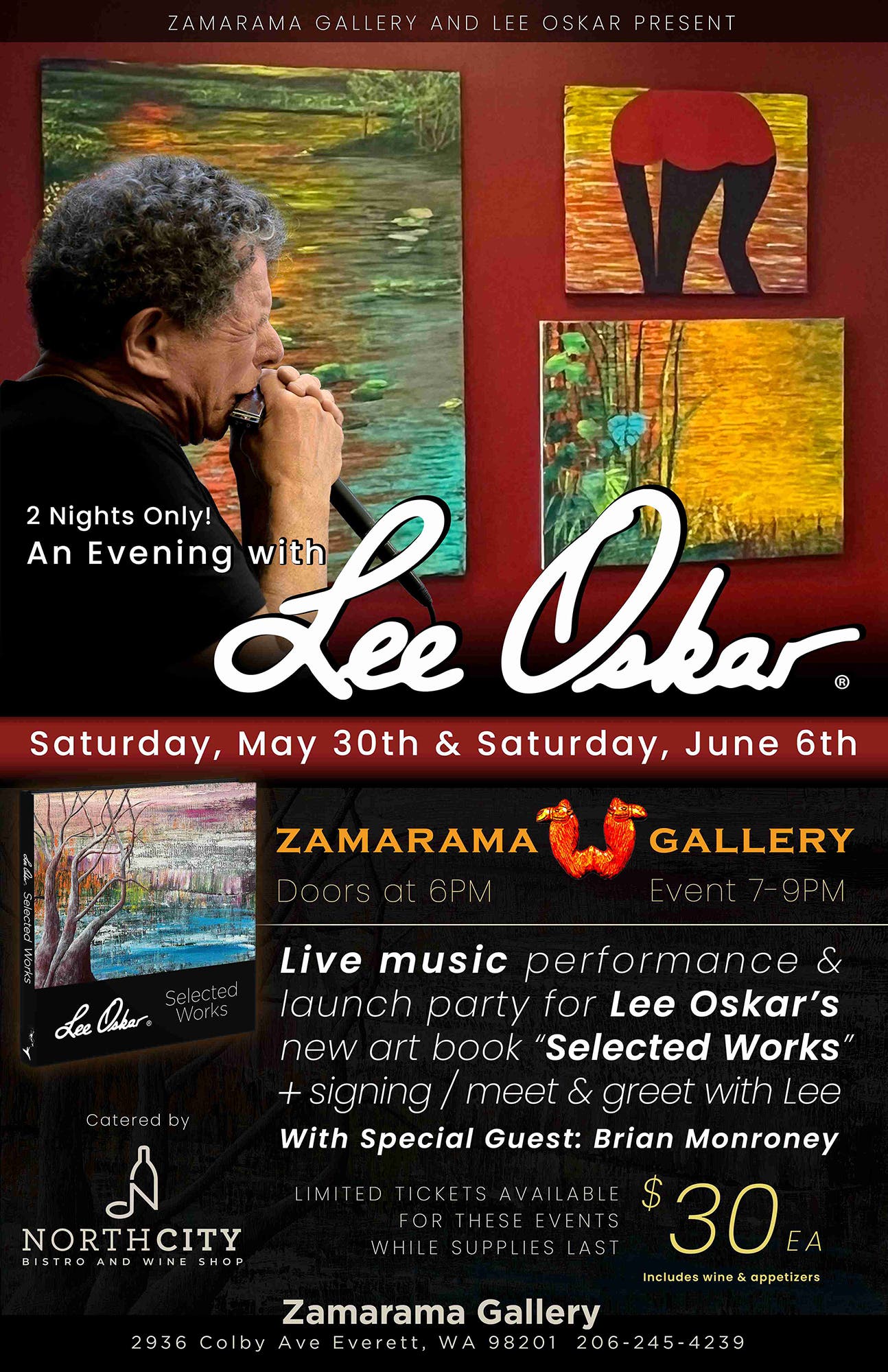 An Evening With Lee Oskar at Zamarama Gallery