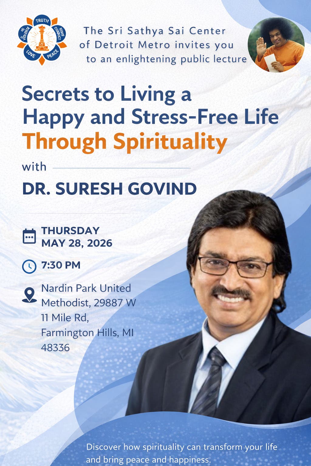 Secrets to Living a Happy and Stress-Free Life Through Spirituality with DR. SURESH GOVIND