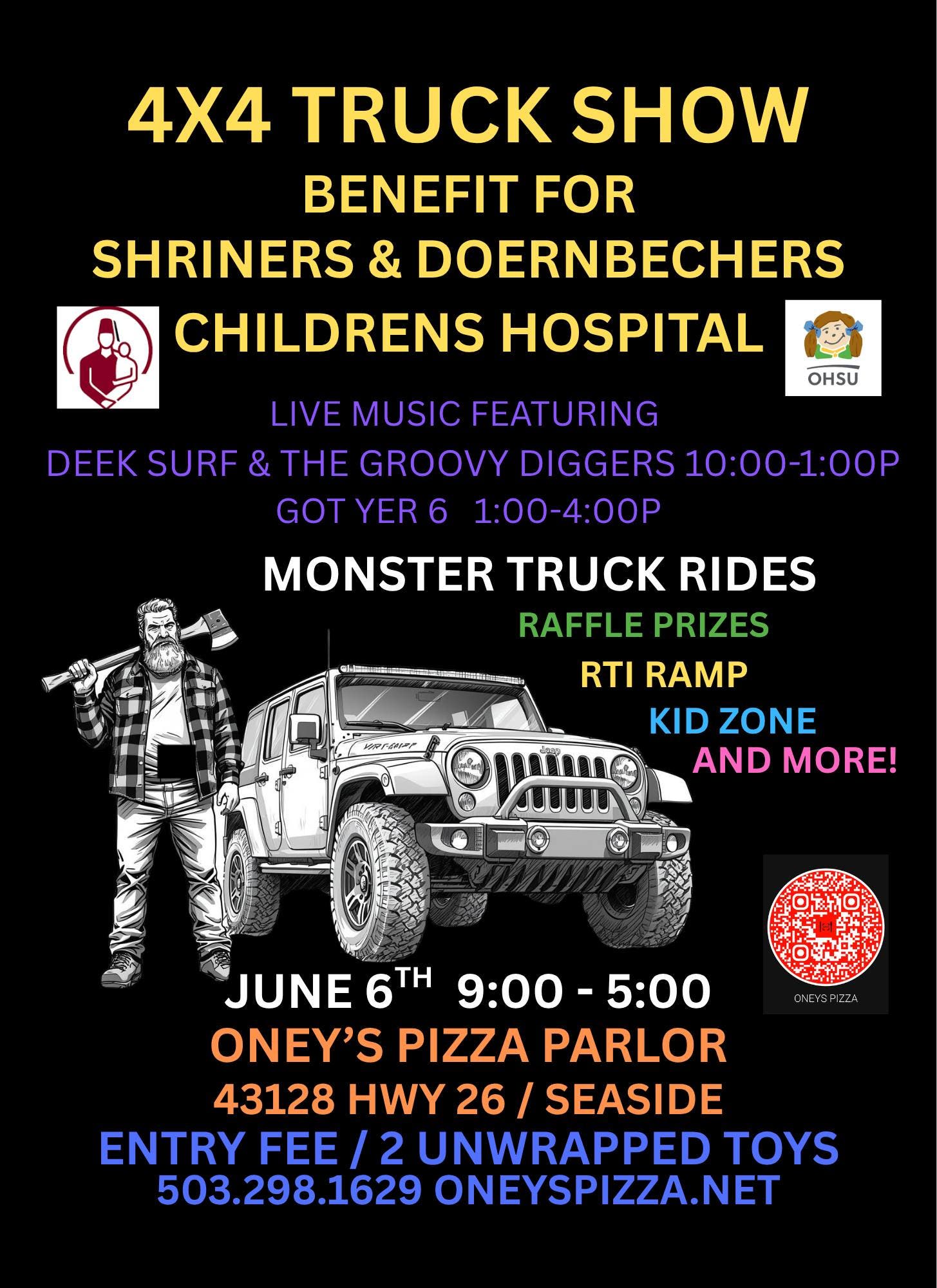 4x4 Benefit Truck Show for Shriner's and Doernbecher's Children's Hospitals