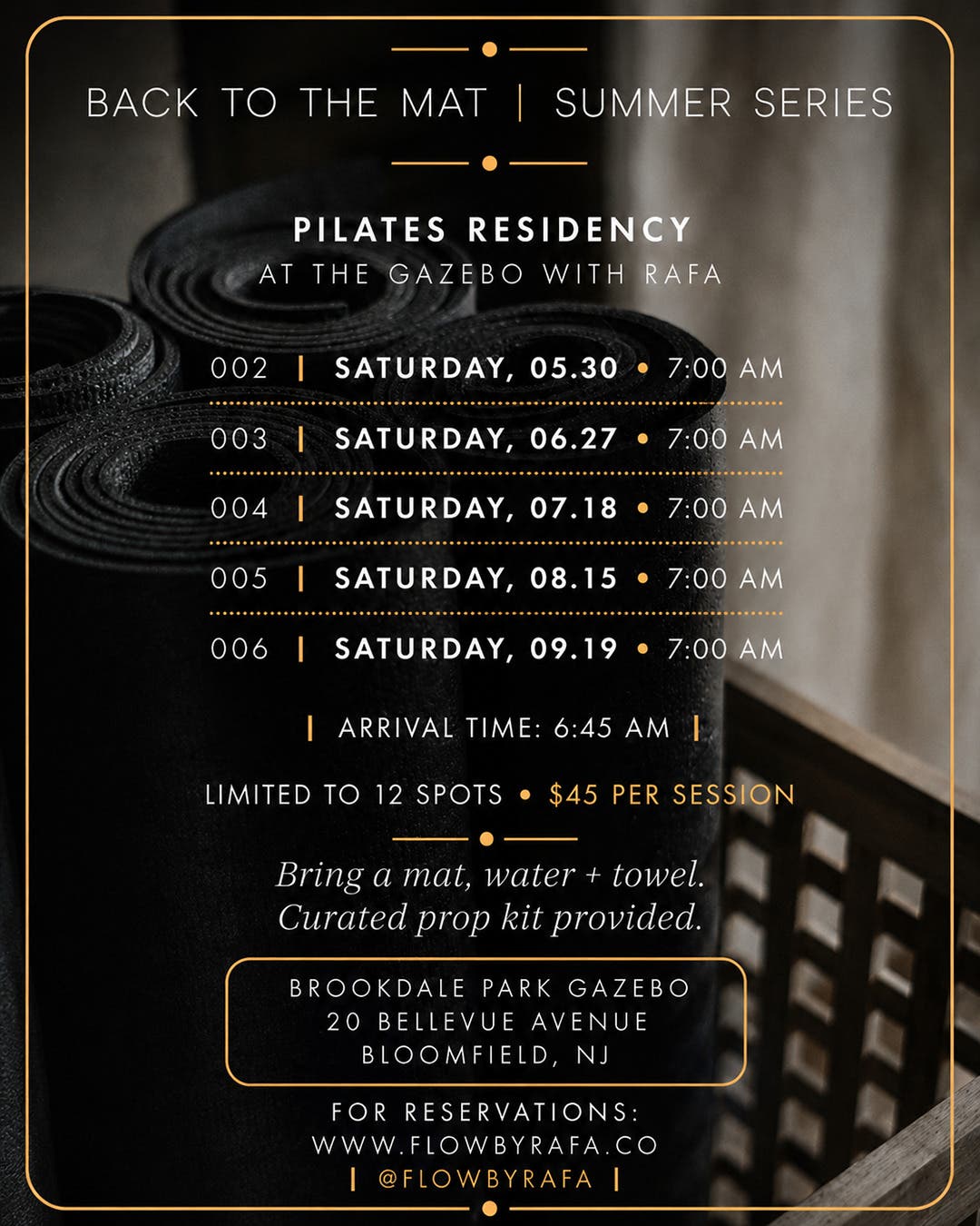 Back To The Mat | Summer Pilates Series 