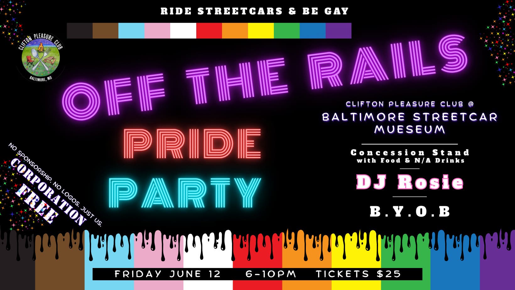 Off The Rails Pride Party