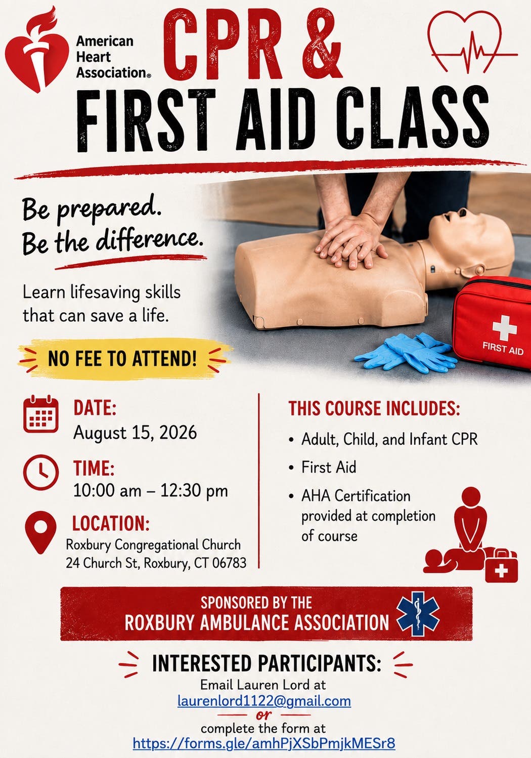 Community CPR Class