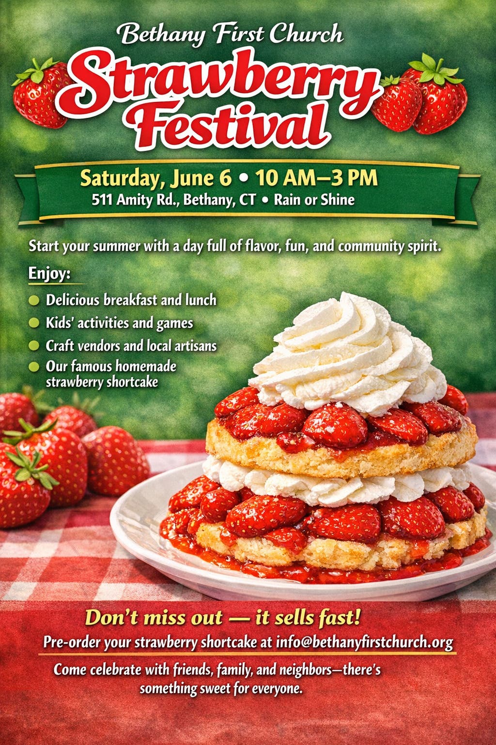 Bethany First Church Strawberry Festival