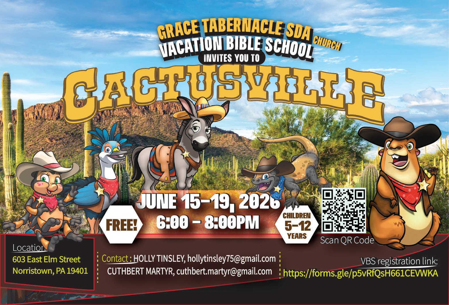 Cactusville Vacation Bible School