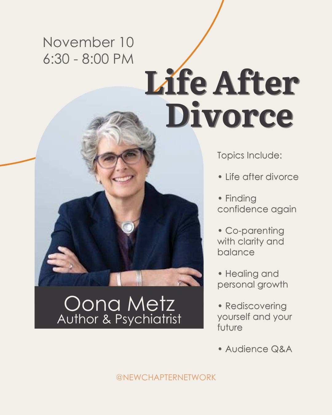 Life After Divorce with Author Oona Metz
