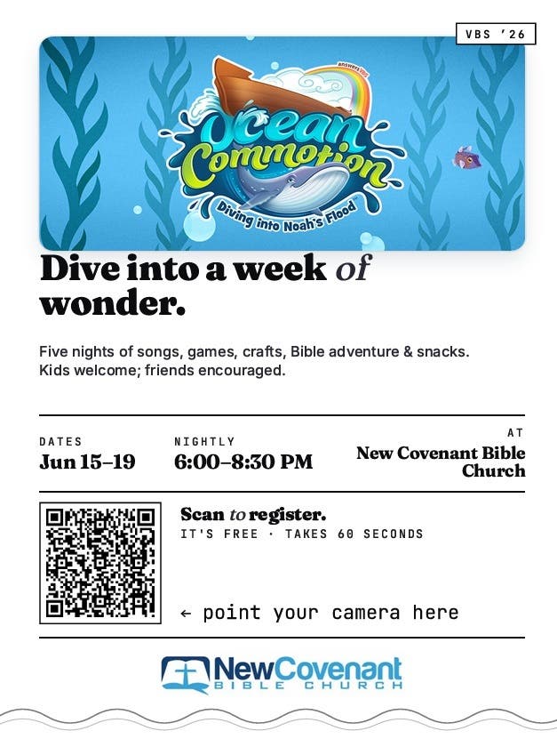 Vacation Bible School - Ocean Commotion - 6pm-8:30pm June 15-19