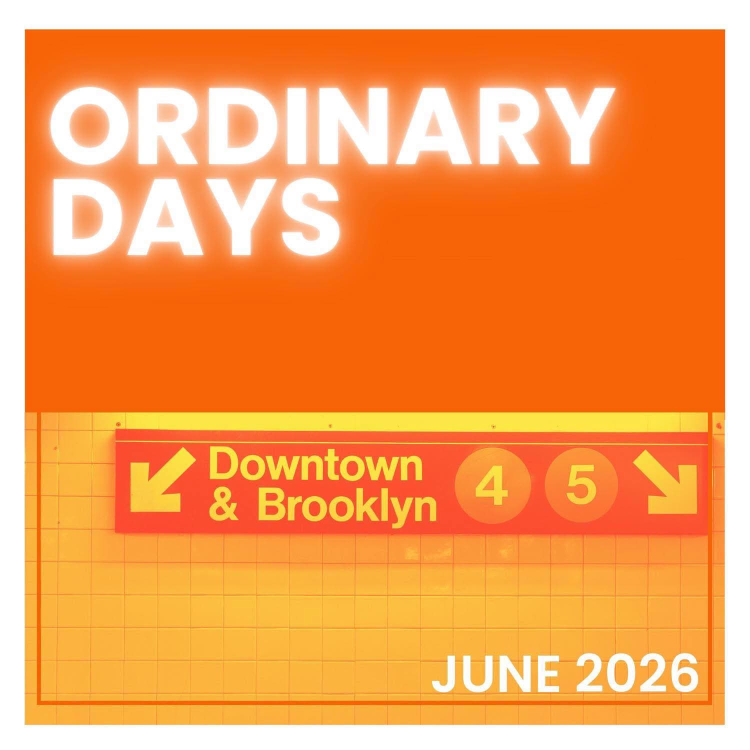 Ordinary Days