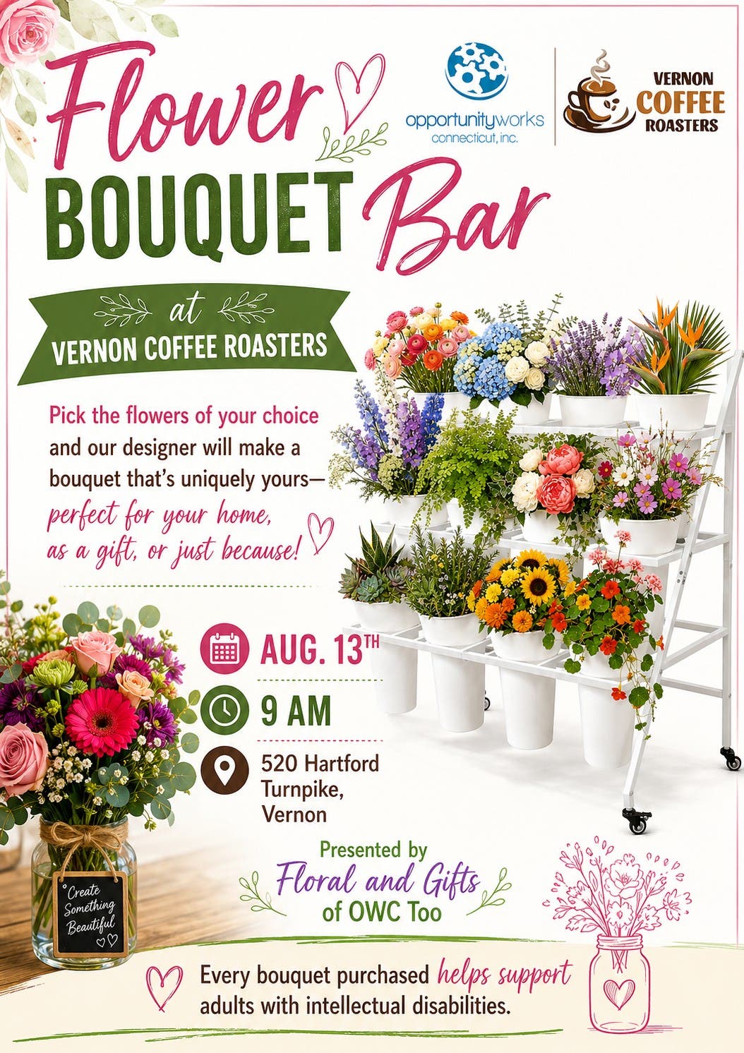 Flower Bouquet Bar